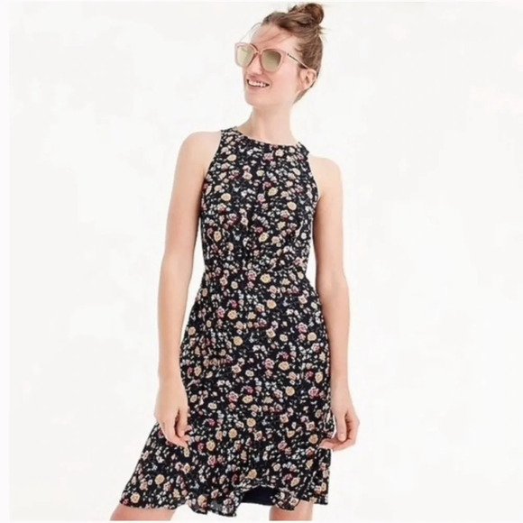 J. Crew Floral midi dress - Picture 1 of 6